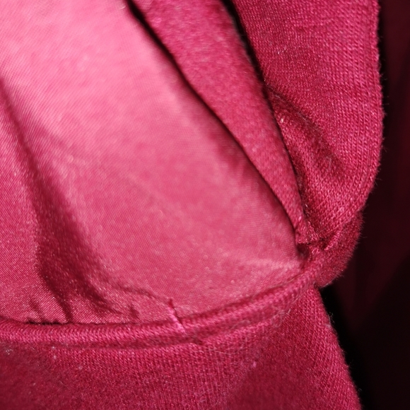Burgundy Spring Fall light open Coat blazer XXL - Picture 4 of 9
